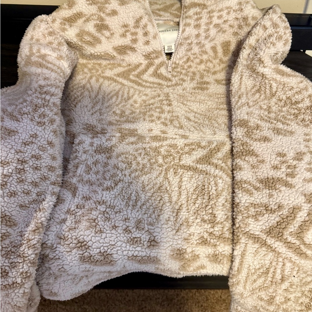 Cozy Beige Patterned Women's Sweater
